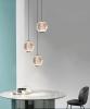LANGDON 18W 3K 3LT OPTICAL ACRYLIC PENDANT BLACK